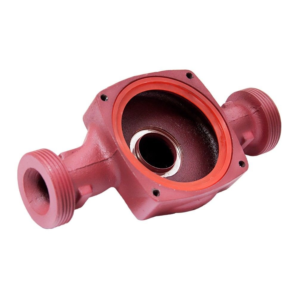 Насос циркуляційний 100Вт Hmax 6м Qmax 50л/хв Ø1½" 180мм бордо+гайки Ø1" WETRON LР525–6/180В