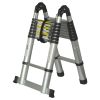 Лестница телескопическая универсальная 16 ступенек 5.0м FLORA (5033434)