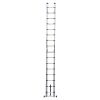 Лестница телескопическая универсальная 16 ступенек 5.0м FLORA (5033434)