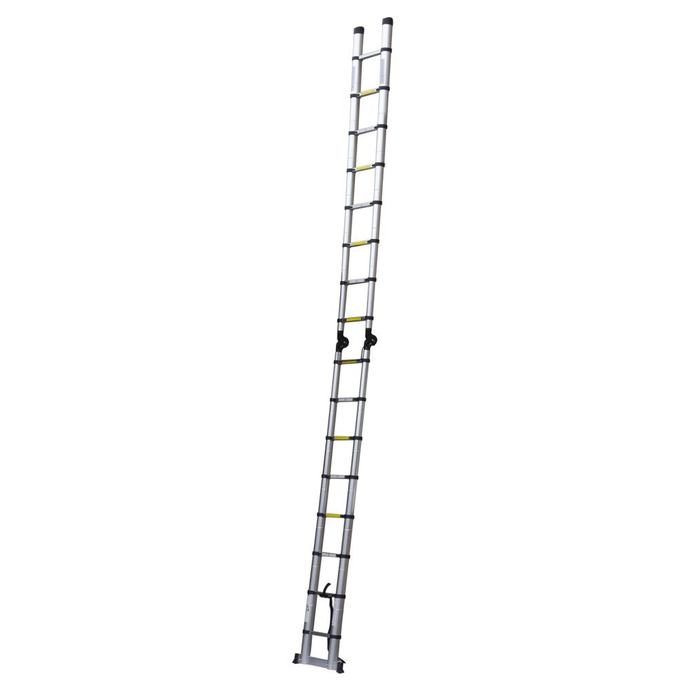 Лестница телескопическая универсальная 16 ступенек 5.0м FLORA (5033434)