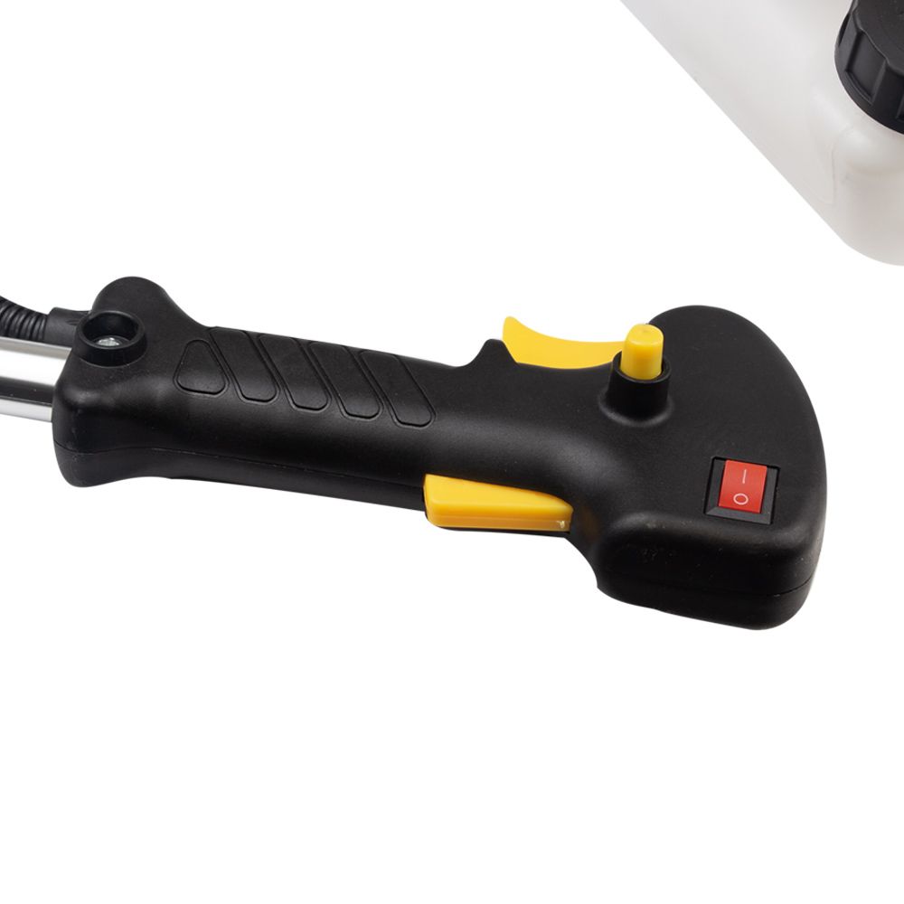 Тример бензиновий 3.6кВт 52см³ жорсткий посилений вал 28мм U-ручка (котушка, 2 ножі, ремінь) (з 2х ч