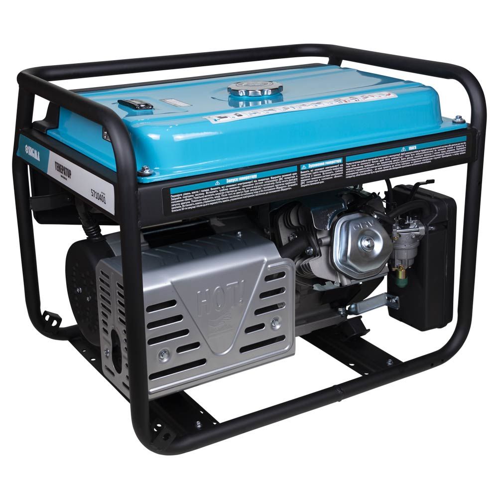 Генератор бензиновий 220В 2.8/3.0кВт 4-х тактний ручний запуск SIGMA (5710401)