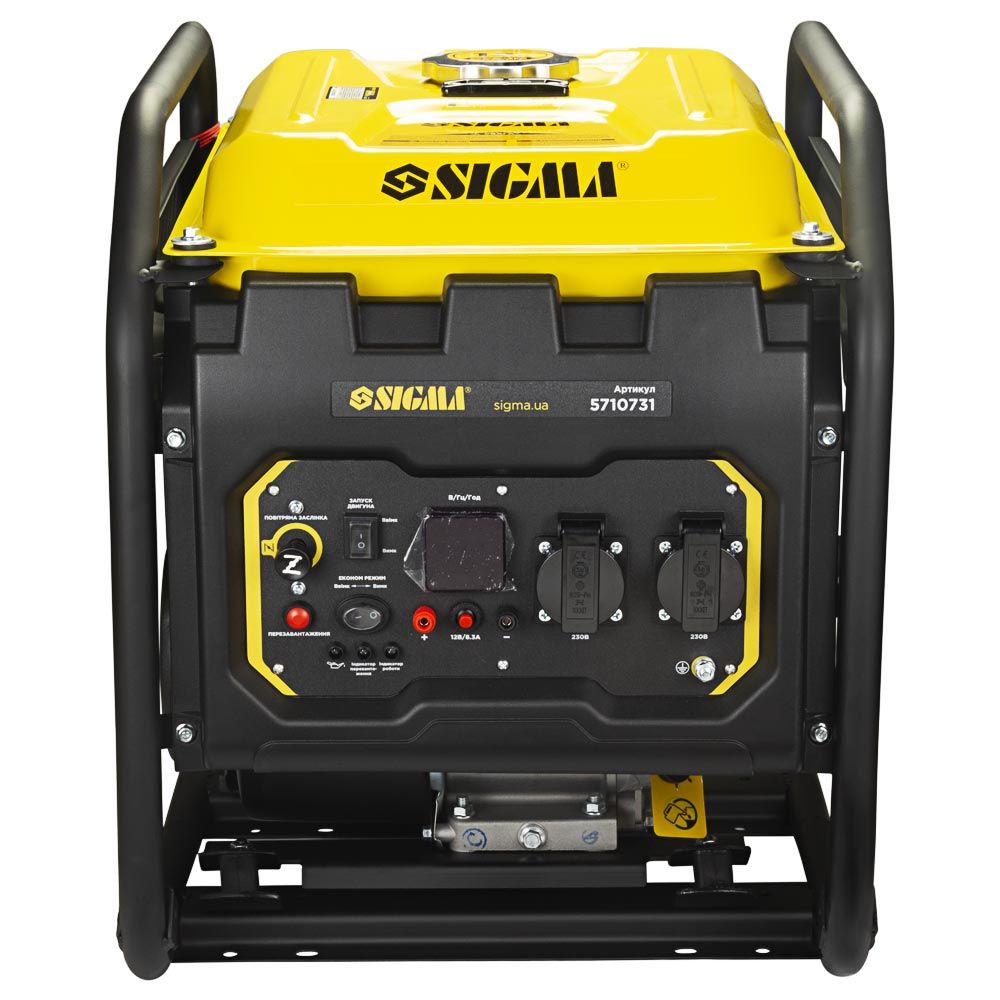 Генератор інверторний бензиновий 220В 3.0/3.5кВт 12л 4-х тактний ручний запуск SIGMA (5710731)