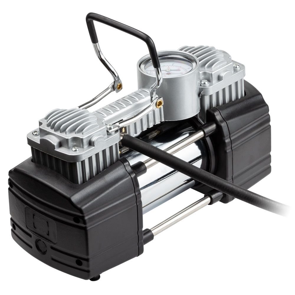 Компрессор автомобильный 12В 300Вт 25А 60л/мин 10бар сумка переходник на клеммы SIGMA (6170281)