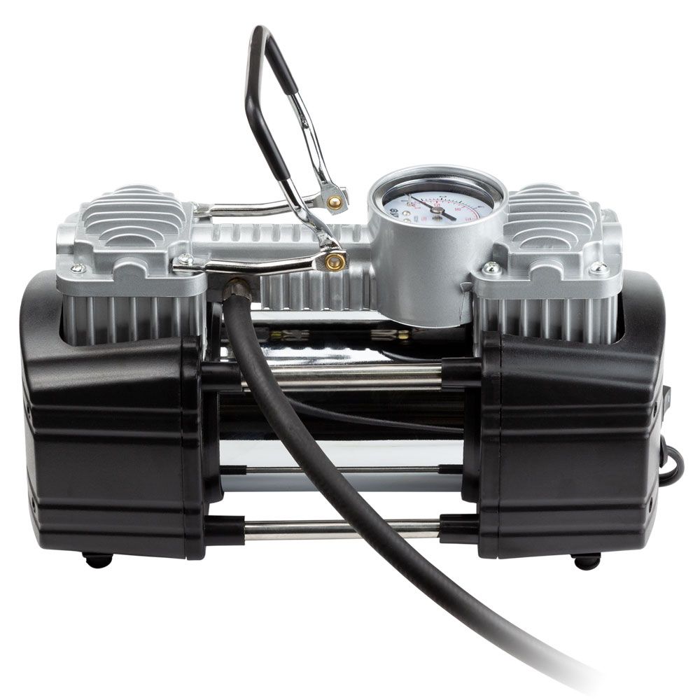 Компрессор автомобильный 12В 300Вт 25А 60л/мин 10бар сумка переходник на клеммы SIGMA (6170281)