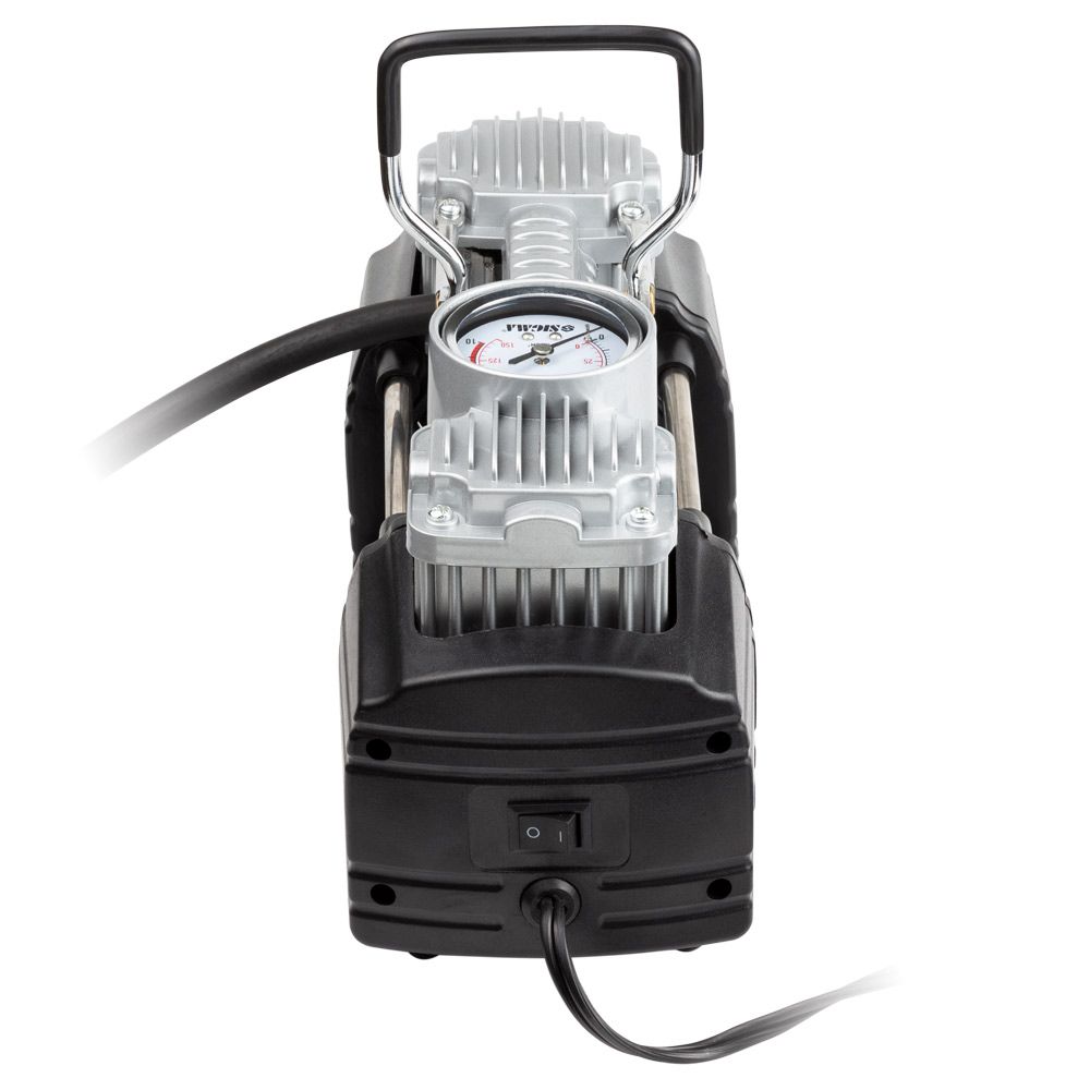 Компрессор автомобильный 12В 300Вт 25А 60л/мин 10бар сумка переходник на клеммы SIGMA (6170281)