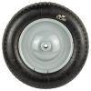 Колесо пневматичне 14" (3.50-8) 360×85мм вісь Ø16мм довжина 90мм для садово-будівельної тачки FLORA