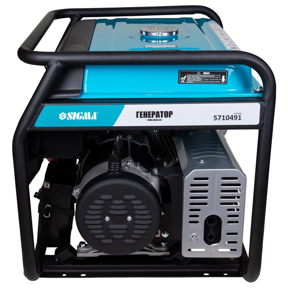 Генератор бензиновый 220В 6.0/6.5кВт 4-х тактный электрозапуск SIGMA (5710491)