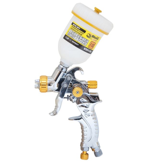 Фарборозпилювач HVLP Ø0.8мм 50-140л/хв 2-3бар в/б 100мл (пласт) SIGMA (6812221)
