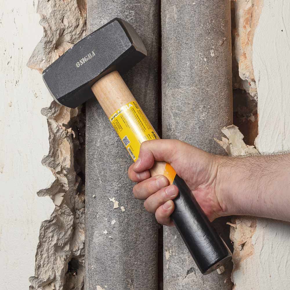 Кувалда 2000г дерев'яна ручка (дуб) SIGMA (4311361)