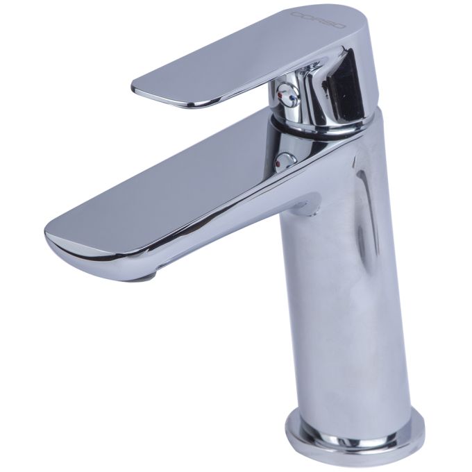 Змішувач LUGANO Ø26 для раковини литий на шпильці CORSO CH-2A147C (9620000)