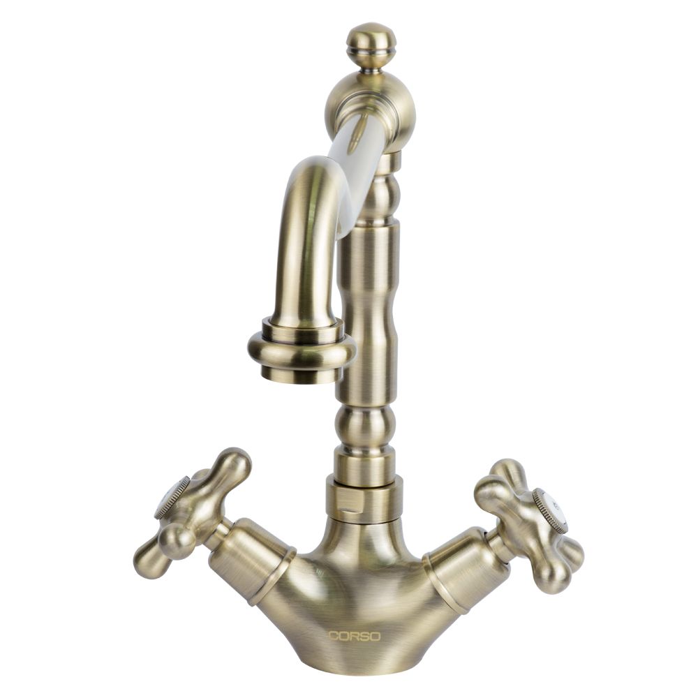 Змішувач BRENTA 1/2" для кухні Г-излив на шпильці CORSO FE-5B252K (9679104)