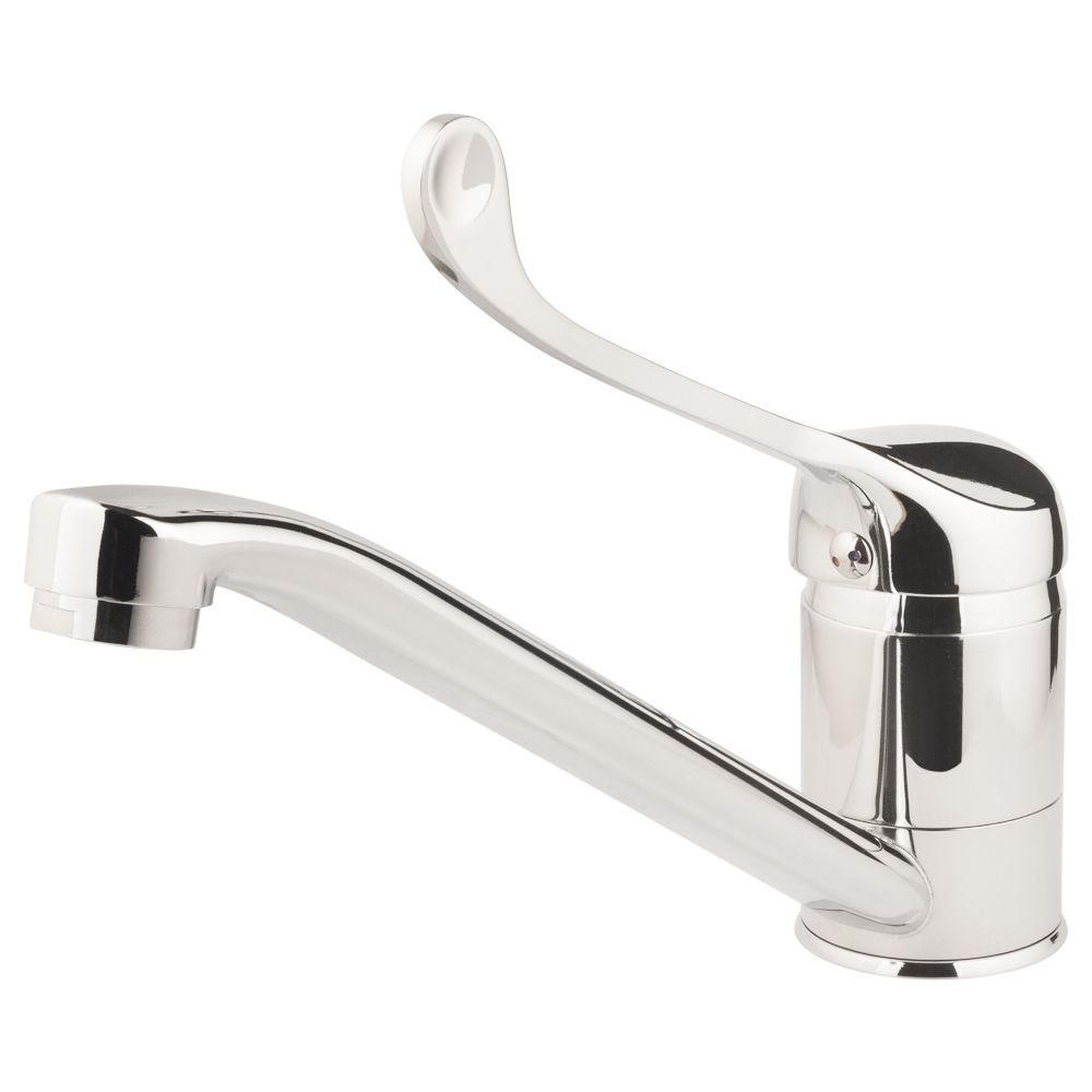 Змішувач s12 Ø40 медичний вилив прямий 250мм на шпильці AQUATICA (9712140)