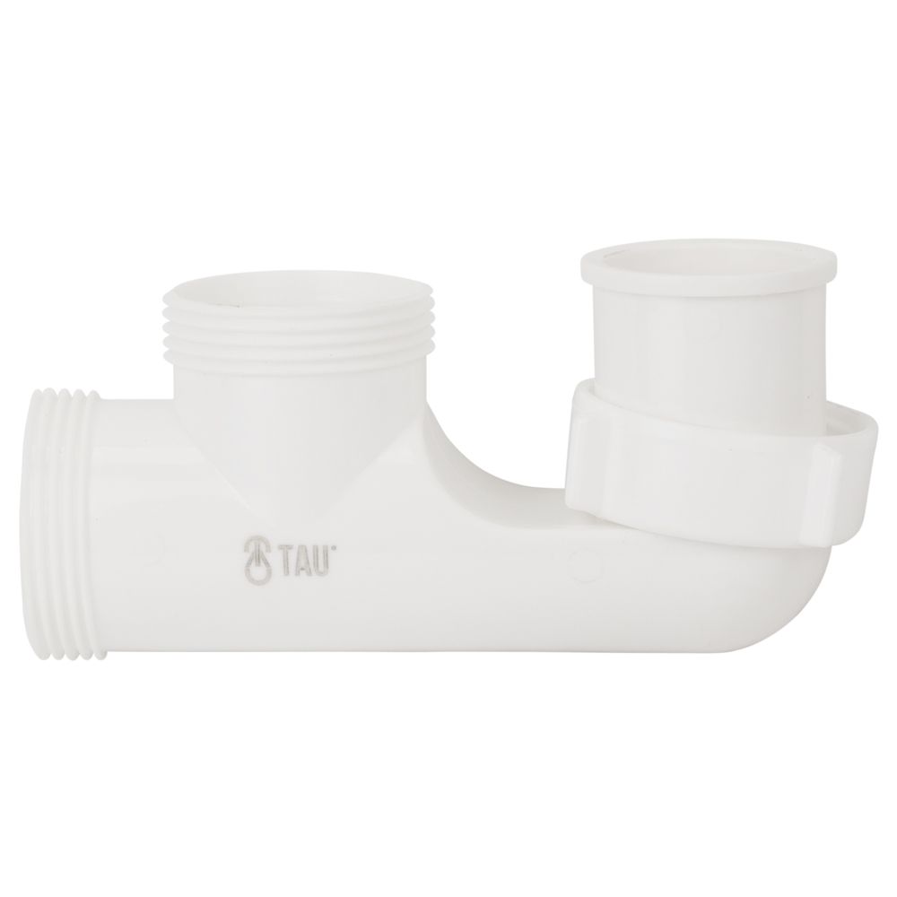 Сифон для ванни з пробкою на ланцюжку і гнучким відведенням Ø40/50мм TAU (9843620)