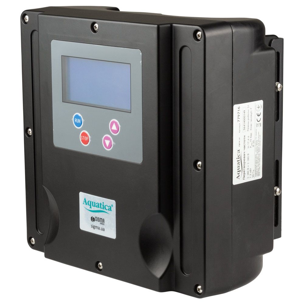 Преобразователь частоты 3~380В × 3~380В до 7.5кВт с датчиком давления AQUATICA (AVF-7.5ТL) (779716)