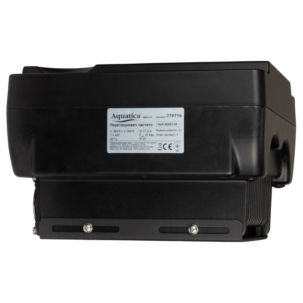 Преобразователь частоты 3~380В × 3~380В до 7.5кВт с датчиком давления AQUATICA (AVF-7.5ТL) (779716)