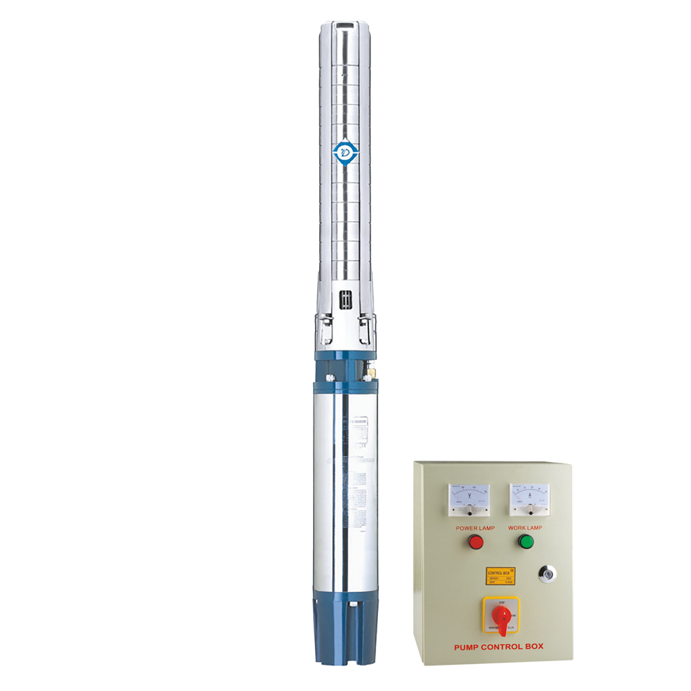 Насос центробежный 380В 30кВт H 149(90)м Q 2000(1500)л/мин Ø203мм колеса нерж сталь+пульт 