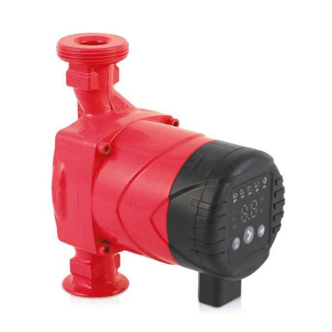 Насос циркуляційний енергозберігаючий 10-45Вт Hmax 6м Qmax 52л/хв Ø1½″ 180мм + гайки Ø1″ WETRON