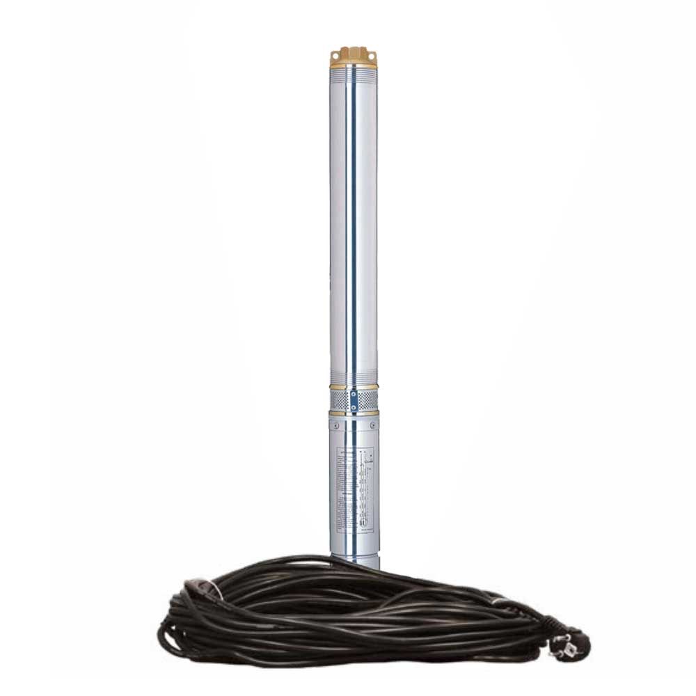 Насос центробежный скважинный 0.37кВт H 66(43)м Q 40(25)л/мин Ø66мм (кабель 30м) DONGYIN 2.5SEm1.8