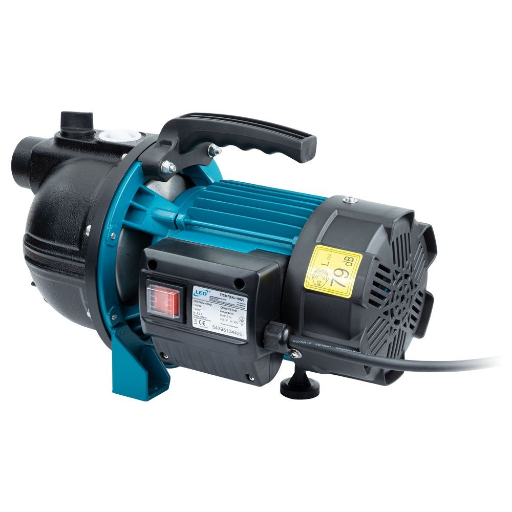 Насос центробежный самовсасывающий 1.0кВт Hmax 44м Qmax 73л/мин LEO EKJ-1002I (775347)