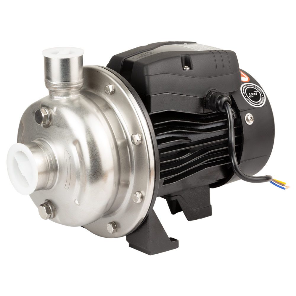 Насос центробежный 0.37кВт Hmax 11м Qmax 167л/мин нерж LEO 3.0 ABK50D (775531)