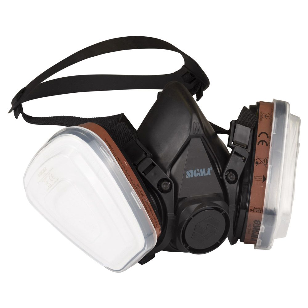 Полумаска Defender Eco с фильтрами А1 SIGMA (9417551)
