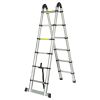 Лестница телескопическая универсальная 12 ступенек 3.8м FLORA (5033414)