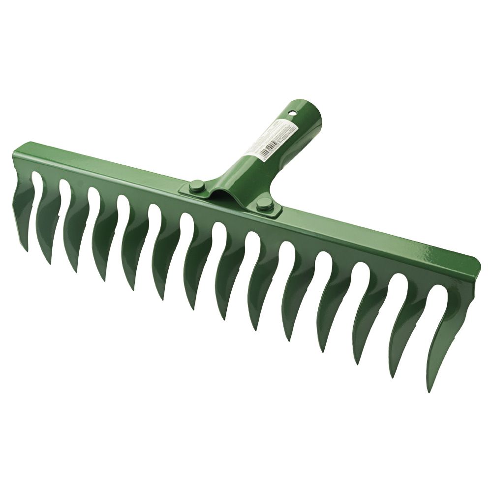 Граблі садові кручені 14 зубців 370×82мм заклепувальне кріплення GRAD (5051925)