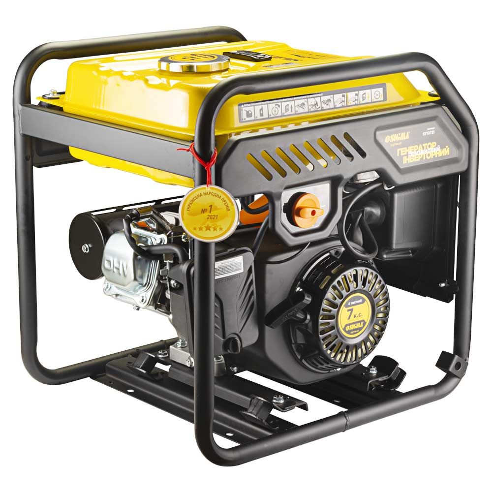 Генератор инверторный бензиновый 220В 2.2/2.5кВт 12л 4-х тактный ручной запуск SIGMA (5710721)