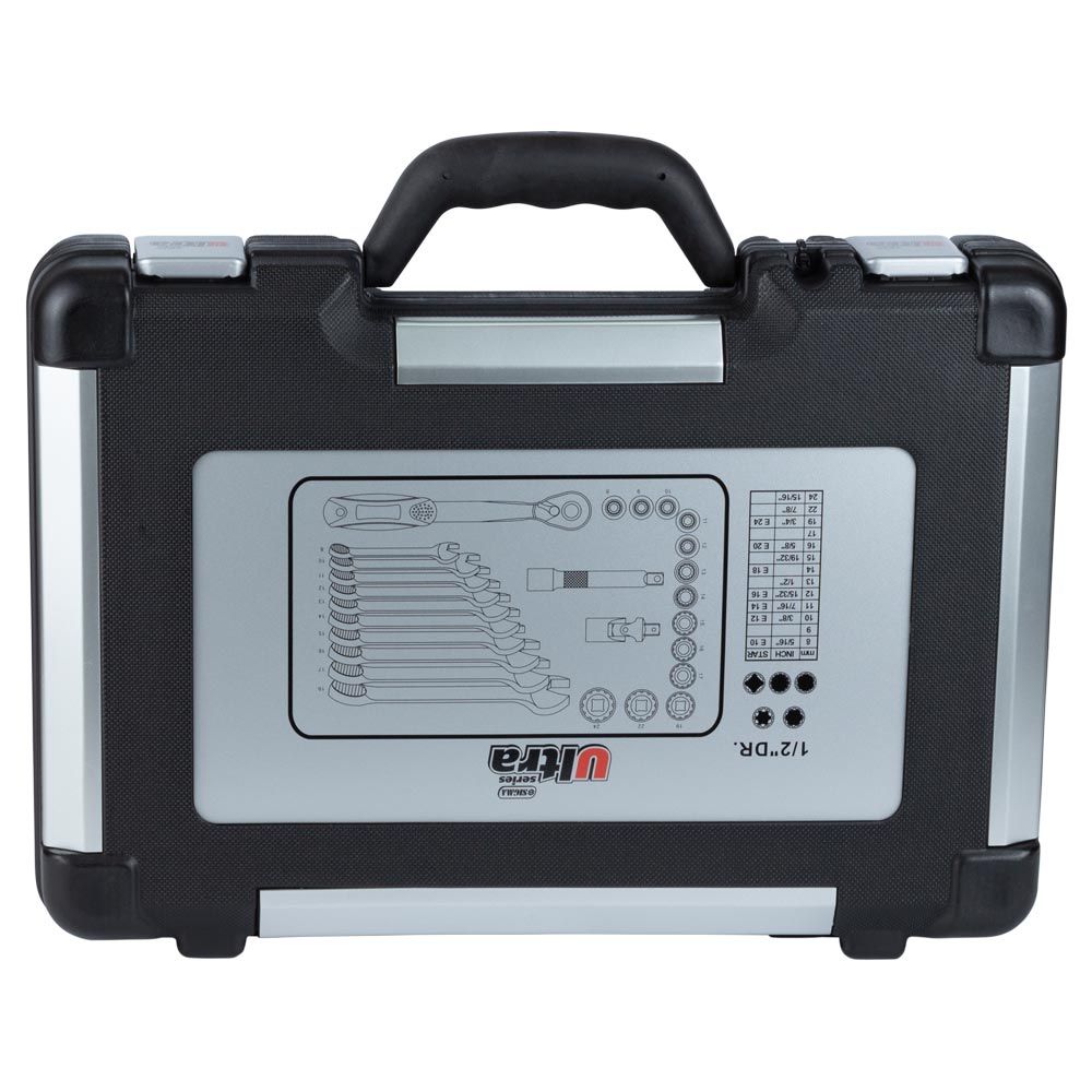 Набор насадок торцевых 1/2" + аксессуары 26шт CrV Taiwan ULTRA (700026z)