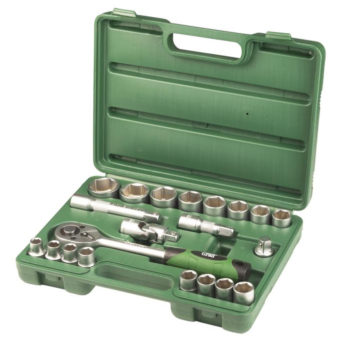 Набір насадок торцевих 1/2" 21шт GRAD (6004225)