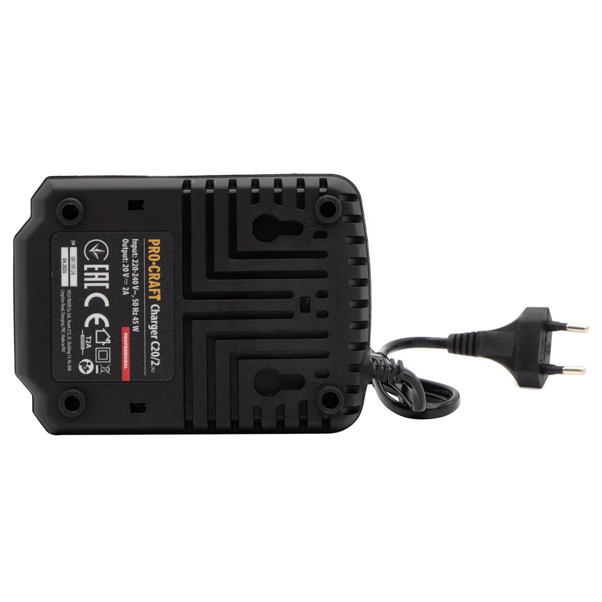 Набір акумуляторів та зарядного пристрою Procraft PBC-set1 (20/2 акб та зп)