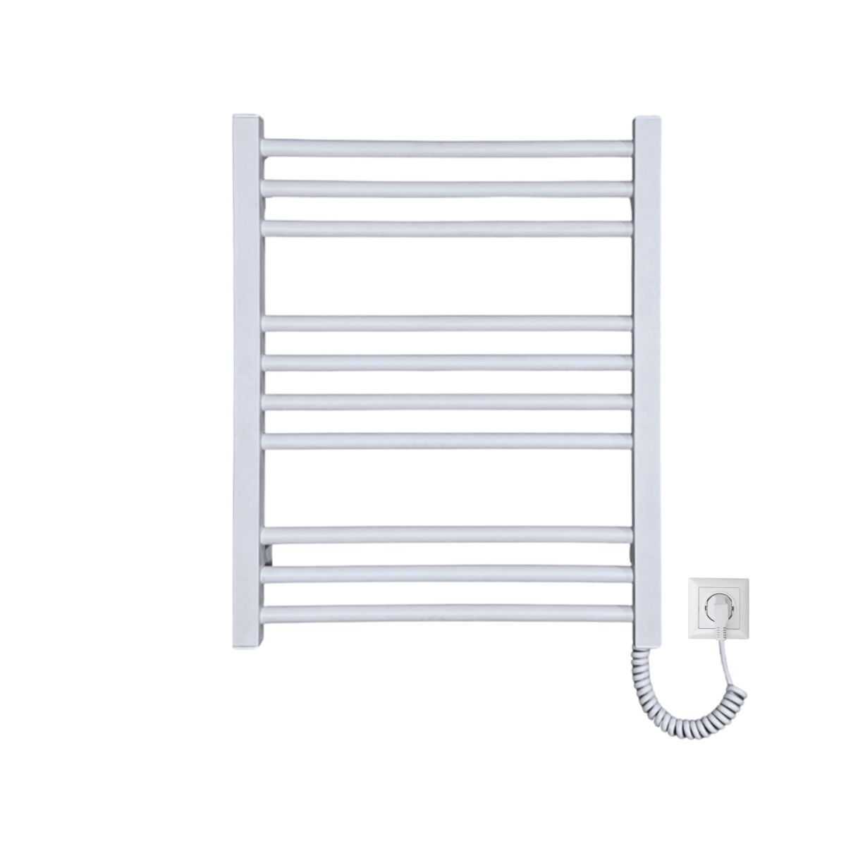 Рушникосушарка електрична Carino ARIANNA з кнопкою Білий матовий 590*490