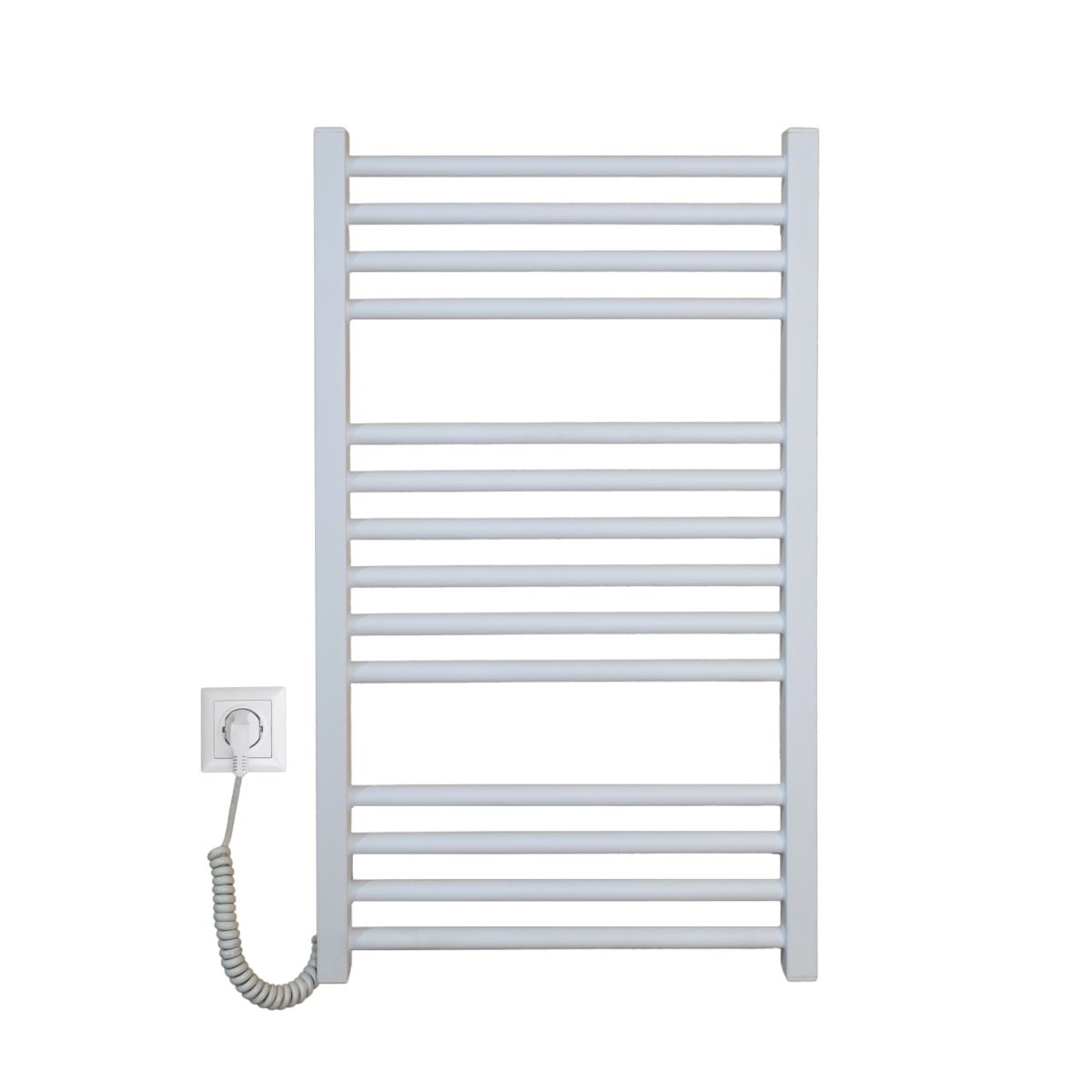 Рушникосушарка електрична Carino ARIANNA з кнопкою Білий матовий 790*490