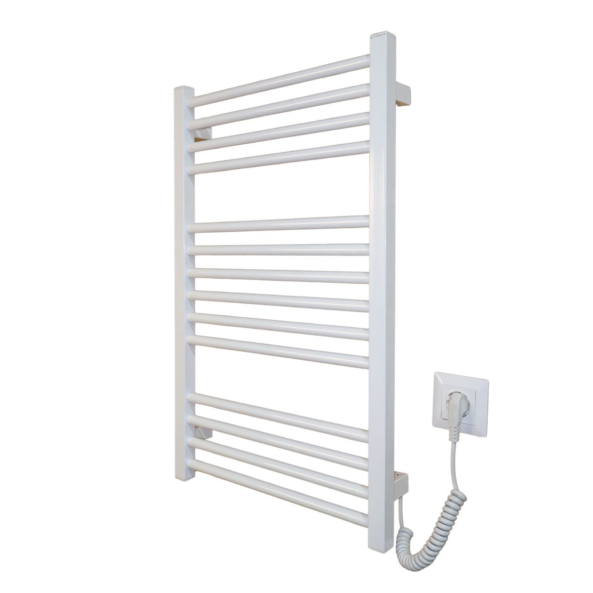 Рушникосушарка електрична Carino ARIANNA з кнопкою Білий глянець 790*490