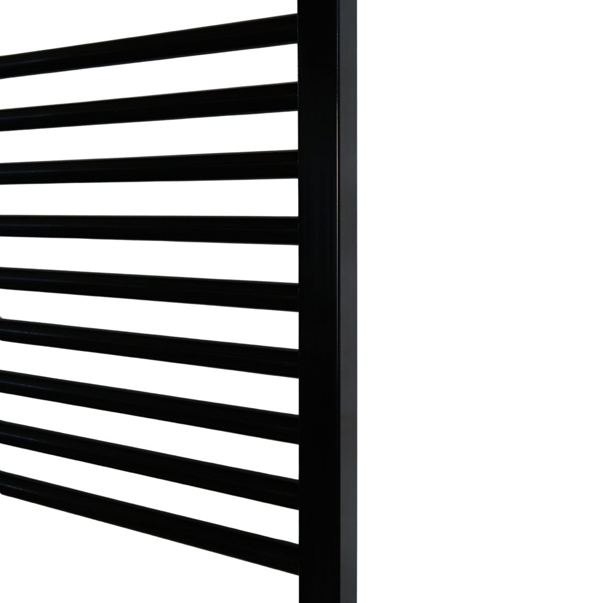 Рушникосушарка електрична Carino ARIANNA з кнопкою Чорний глянець 1190*490