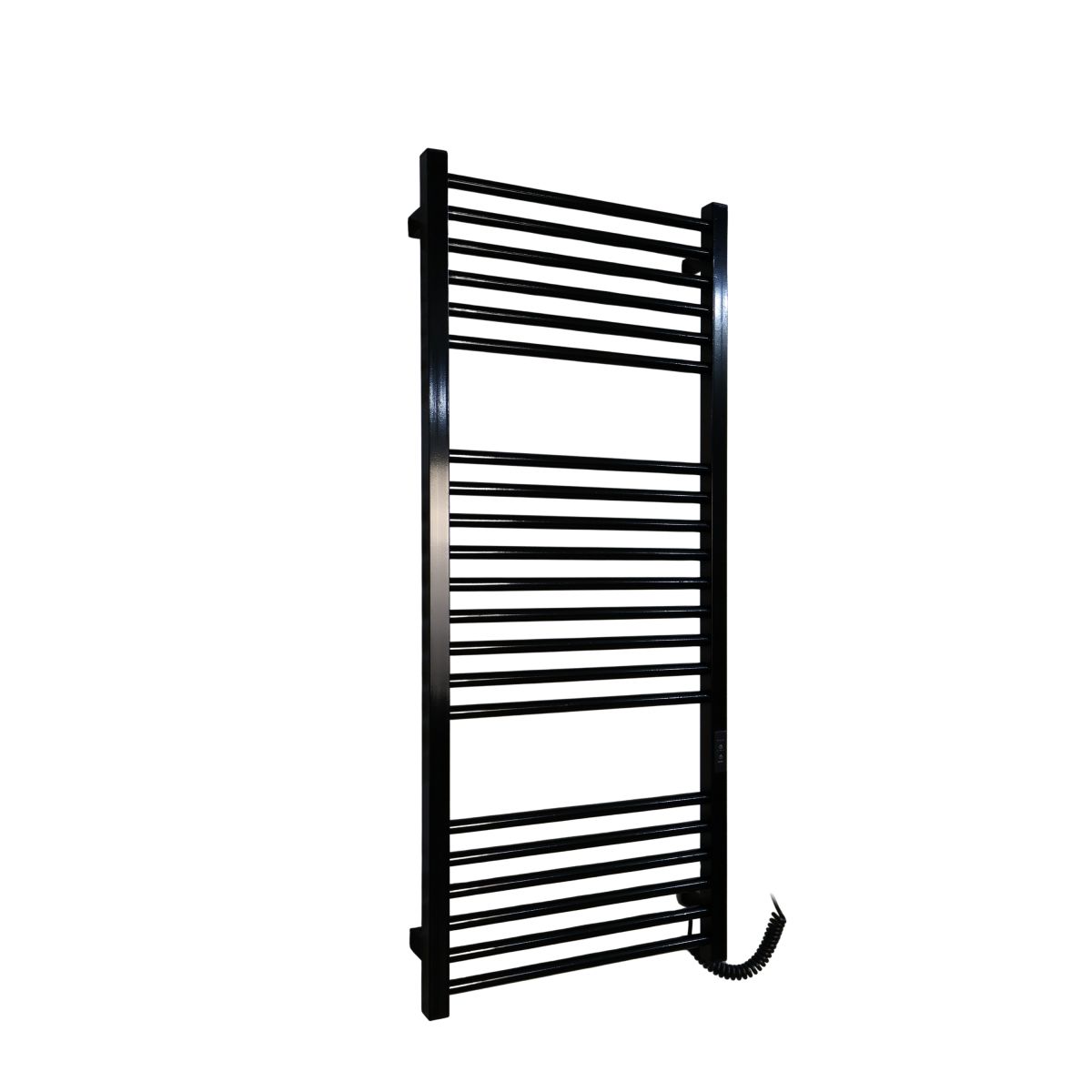 Рушникосушарка електрична Carino ARIANNA з контроллером Чорний глянець 1190*490