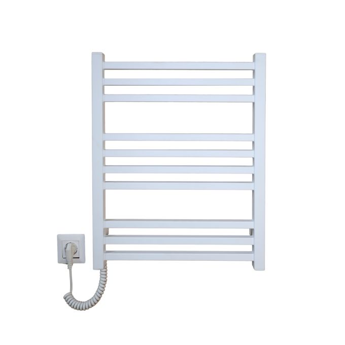 Рушникосушарка електрична Carino LORENZO з кнопкою Білий матовий 590*490