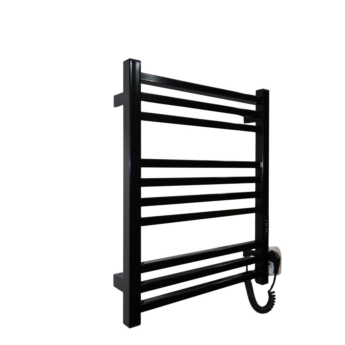 Рушникосушарка електрична Carino LORENZO з контроллером Чорний глянець 590*490