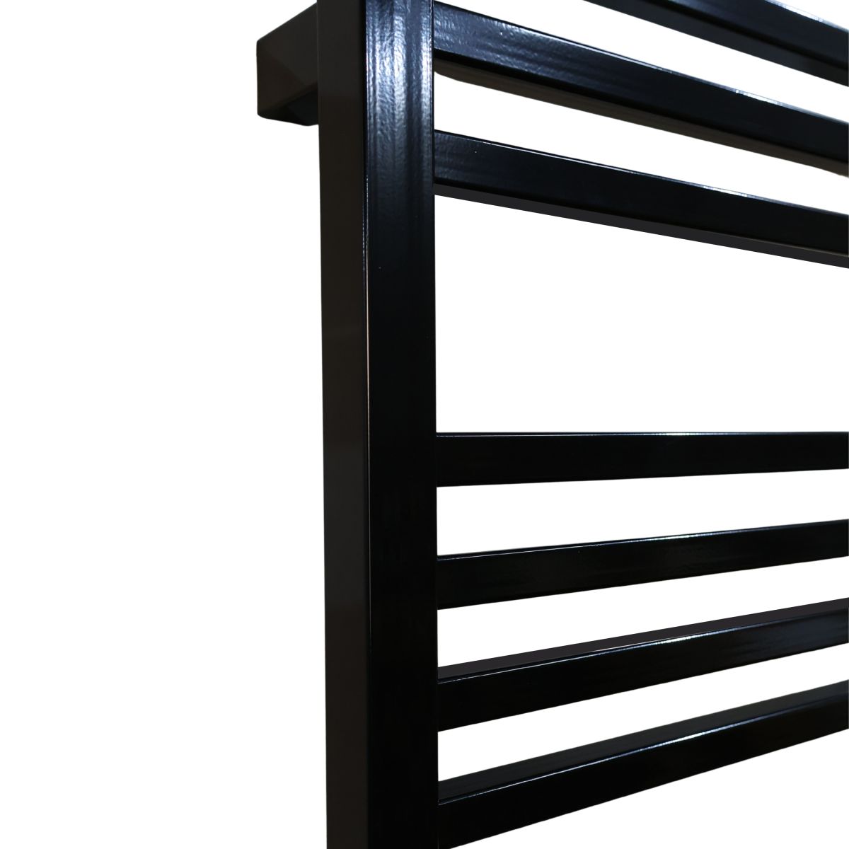 Рушникосушарка електрична Carino LORENZO з контроллером Чорний глянець 590*490