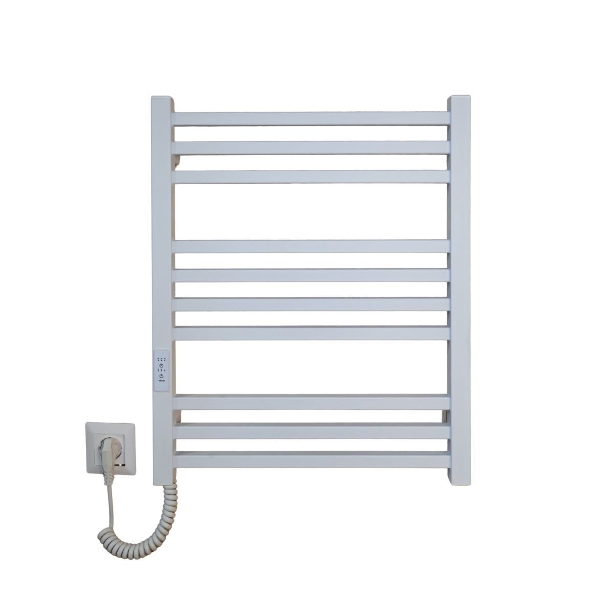 Рушникосушарка електрична Carino LORENZO з контроллером Білий матовий 590*490