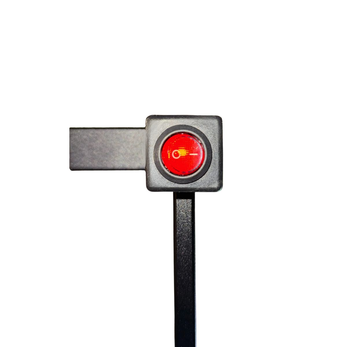 Рушникосушарка електрична Carino LORENZO з кнопкою Чорний глянець 790*490