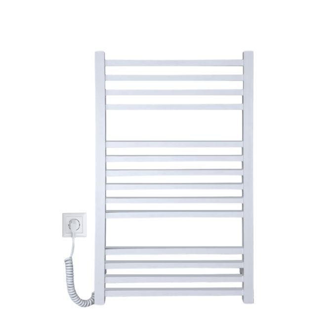 Рушникосушарка електрична Carino LORENZO з кнопкою Білий матовий 790*490