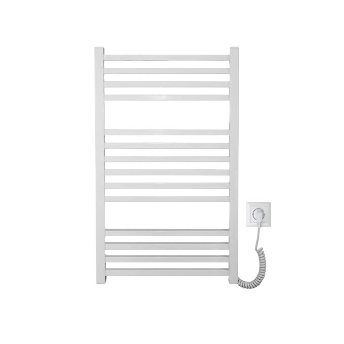 Рушникосушарка електрична Carino LORENZO з кнопкою Білий глянець 790*490