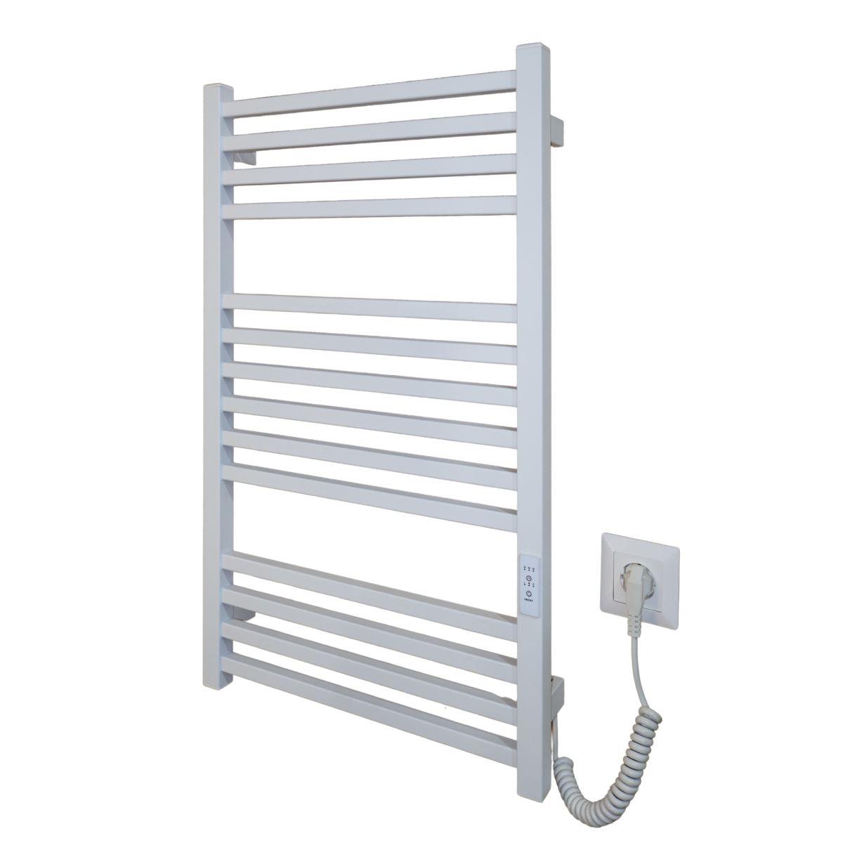 Рушникосушарка електрична Carino LORENZO з контроллером Білий матовий 790*490