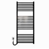 Полотенцесушитель электрический Carino LORENZO с контроллером Черный глянец 1190*490