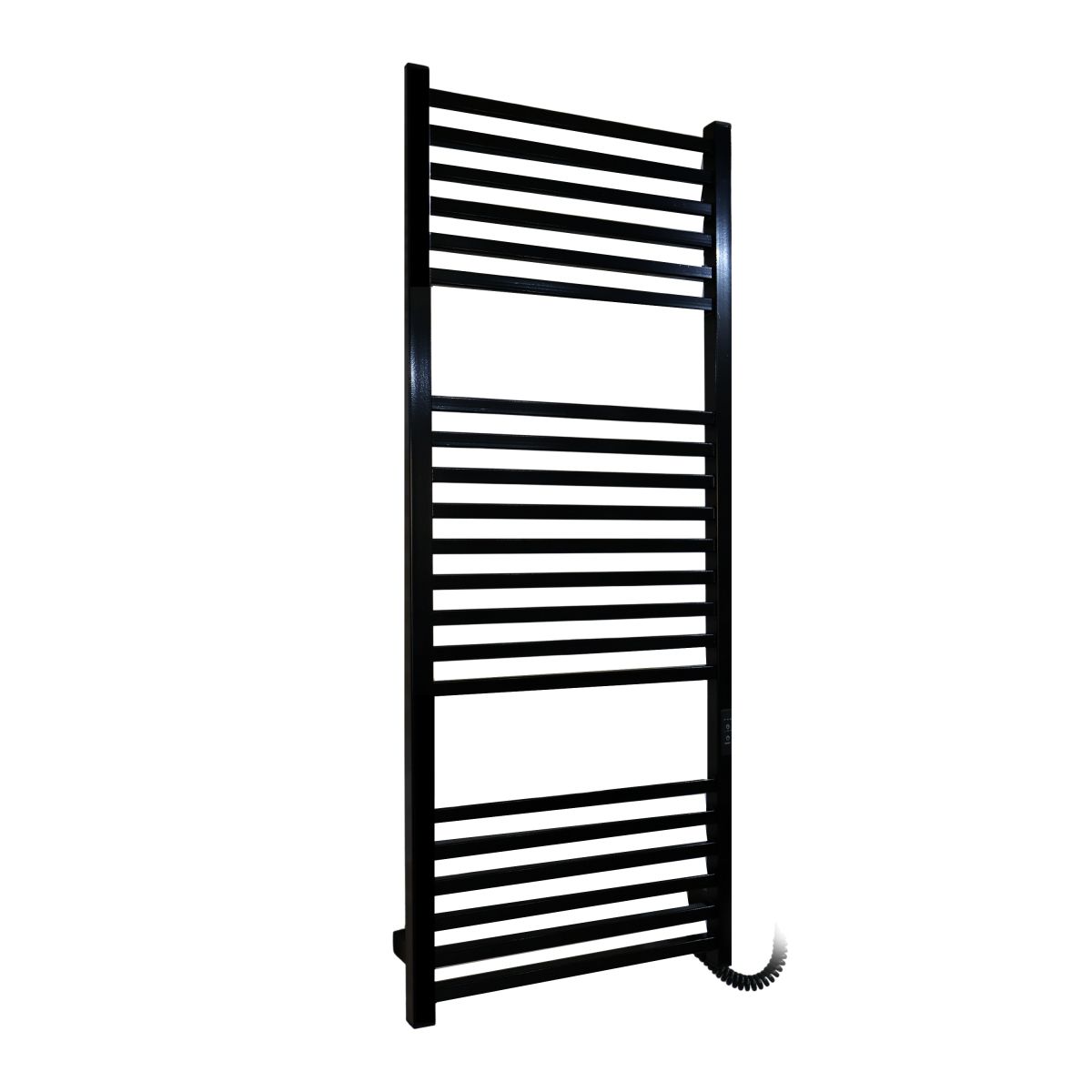 Полотенцесушитель электрический Carino LORENZO с контроллером Черный глянец 1190*490