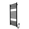 Полотенцесушитель электрический Carino LORENZO с контроллером Черный глянец 1190*490