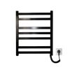 Полотенцесушитель электрический Carino RICARDO с кнопкой Черный глянец 590*490