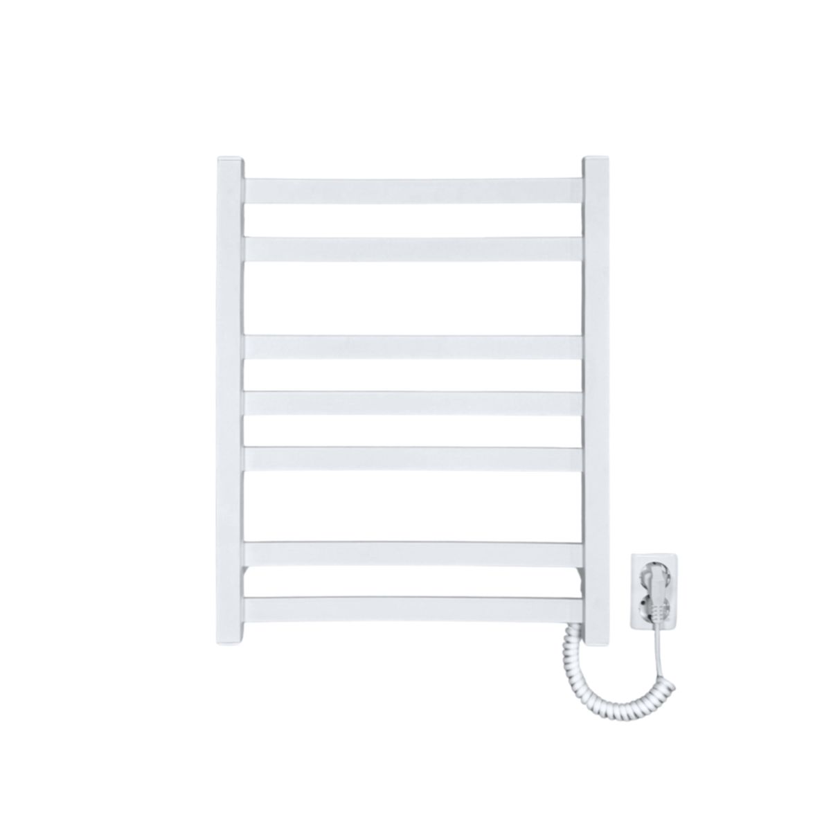 Рушникосушарка електрична Carino RICARDO з кнопкою Білий матовий 590*490